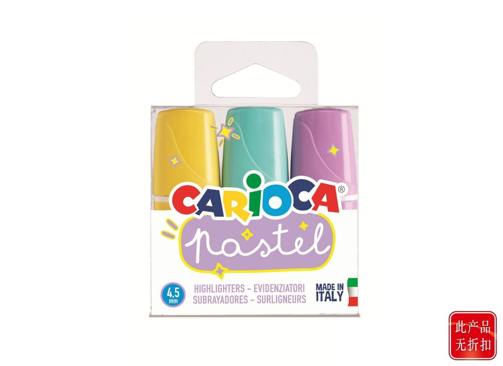 Rotuladores pastel Minilight 3pcs para escritura