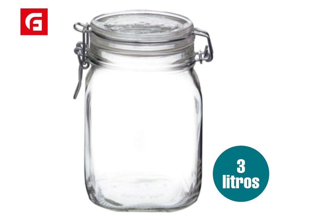 Tarro de conserva hermético 3L Fido - Vidrio y cerámica