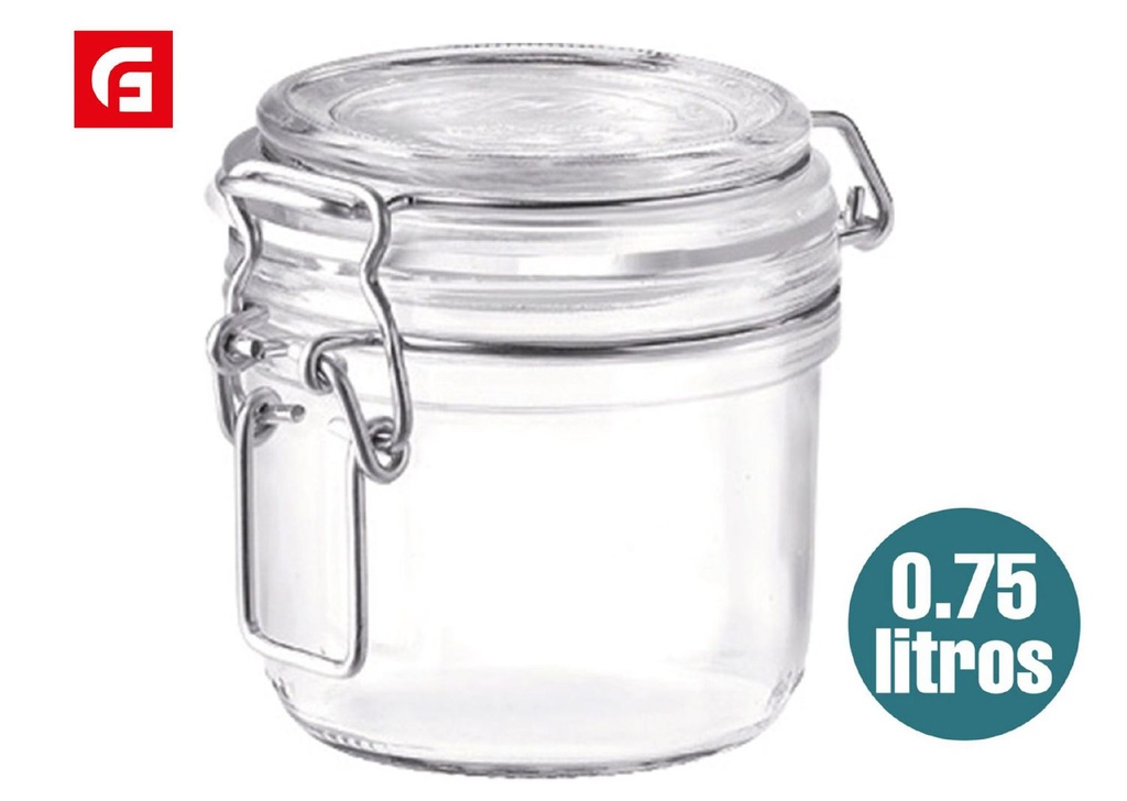 Tarros herméticos de vidrio 0.75L FIDO - Envases de vidrio