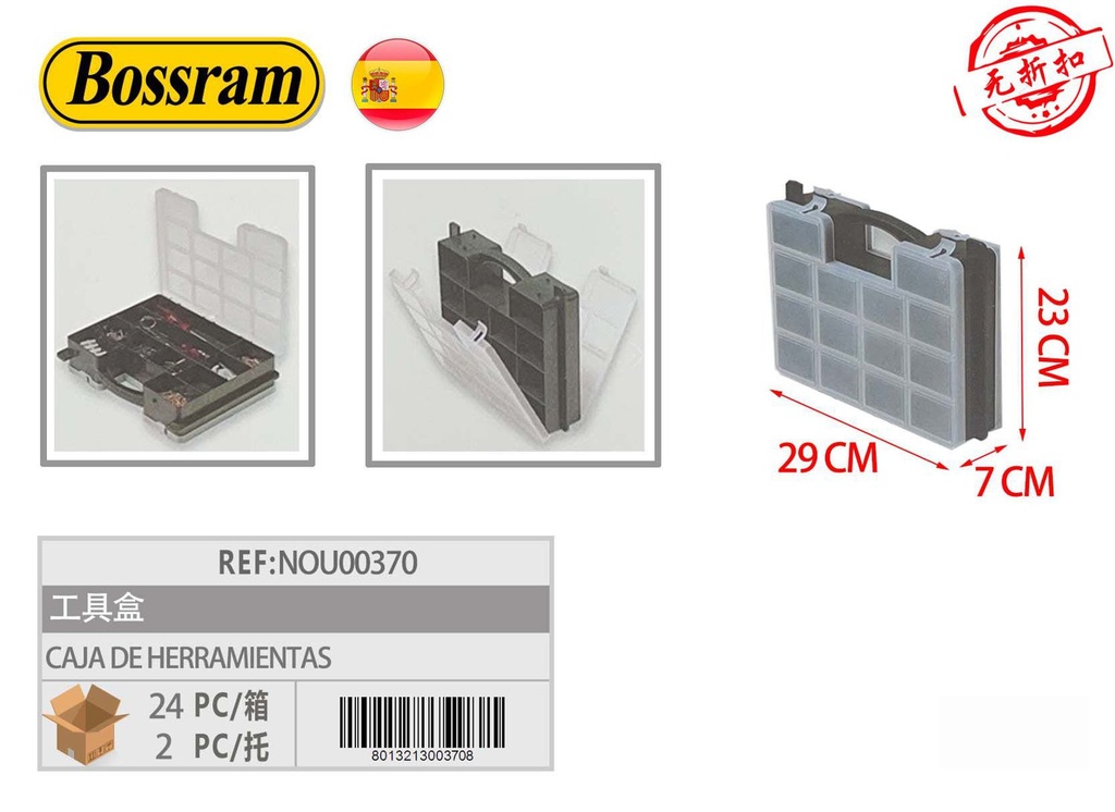 Caja de herramientas para organización