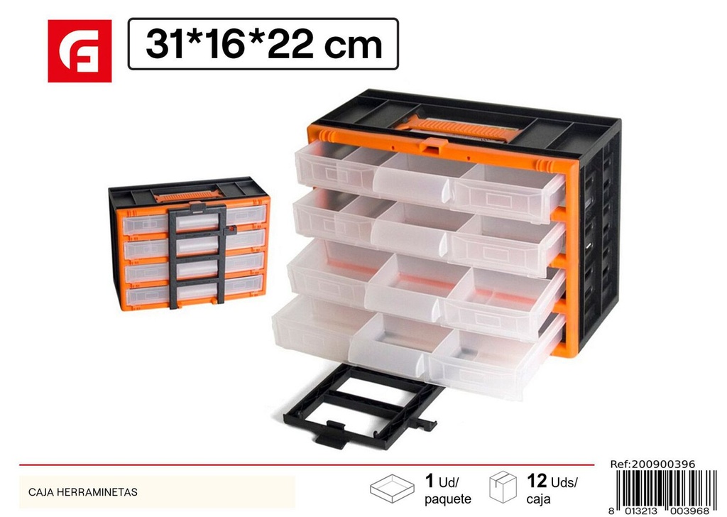 Caja de herramientas organizadora