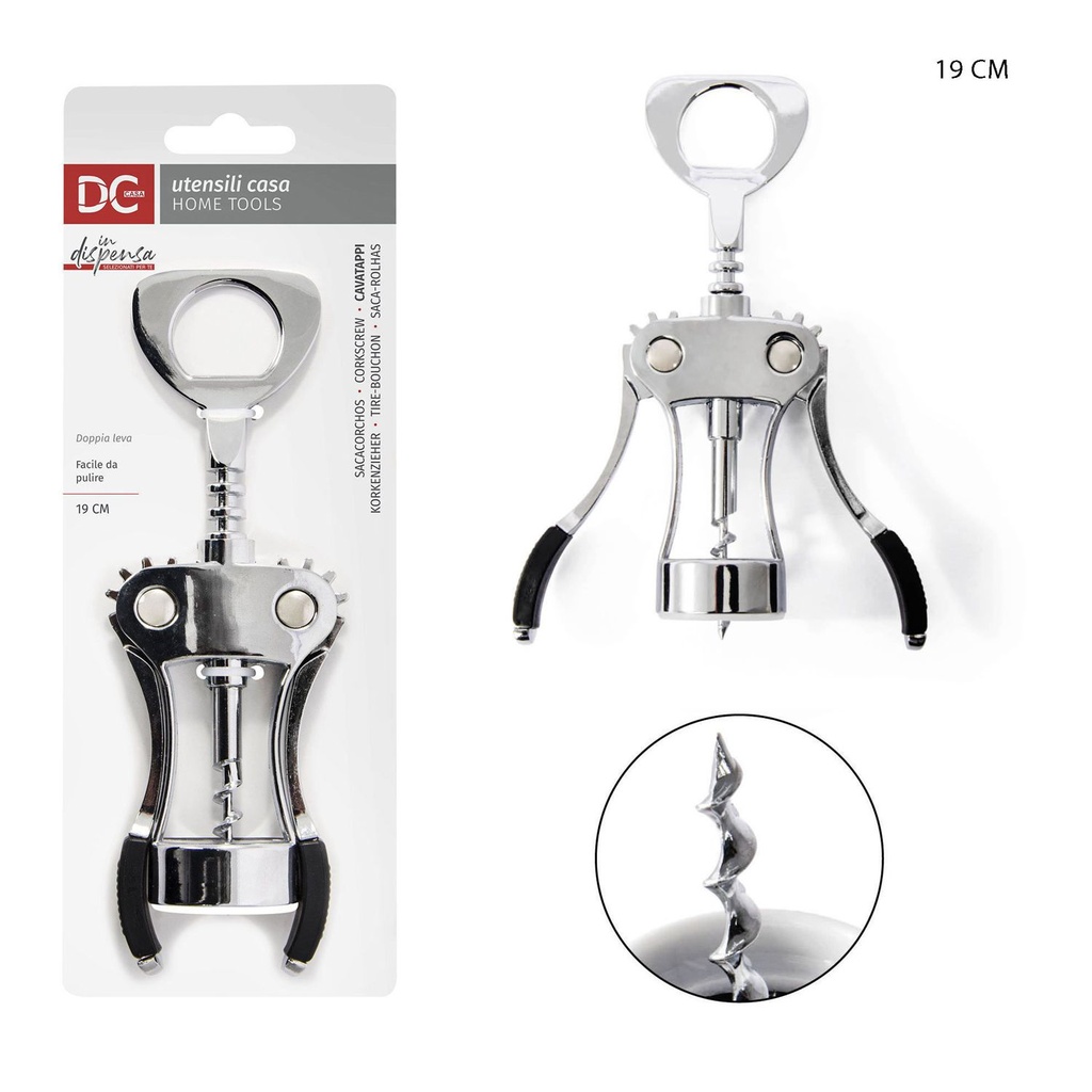 Abridor de botellas en forma de mariposa 19.5x6.5x4 cm - Utensilios de cocina