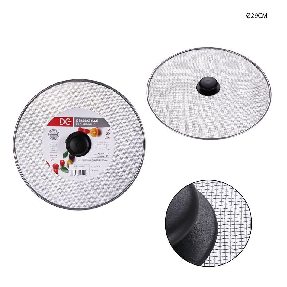 Antisalpicaduras con malla de 29 cm de acero inoxidable - Utensilios de cocina