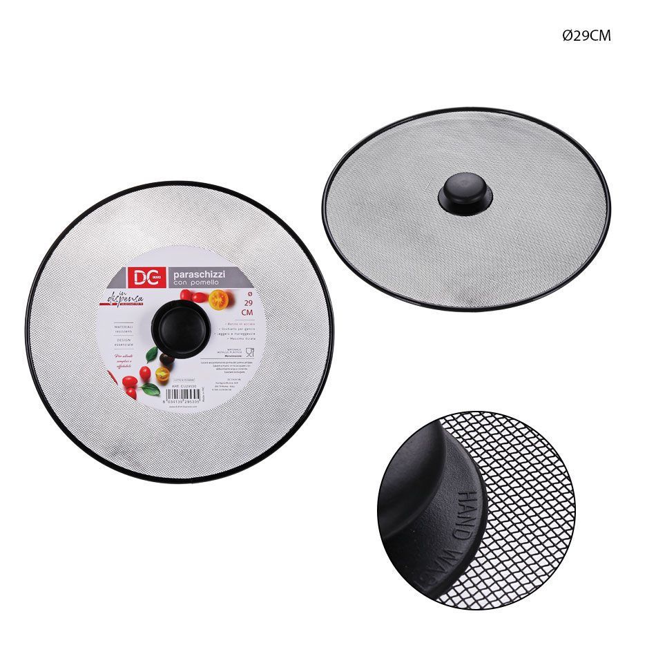 Antisalpicaduras con malla de 29 cm de acero inoxidable - Utensilios de cocina