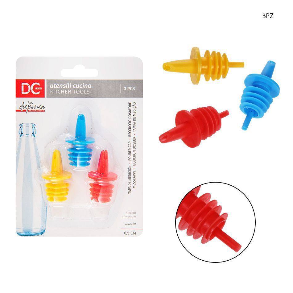 Tapa de medición con protector 6.5 cm - 3 PZS