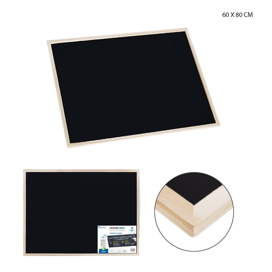 Pizarra negra 60x80 cm - Material educativo