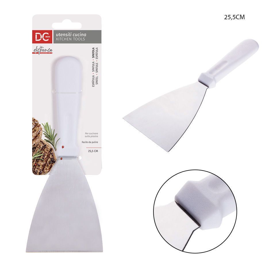 Espátula de cocina acero inoxidable 25.5cm para utensilios de cocina