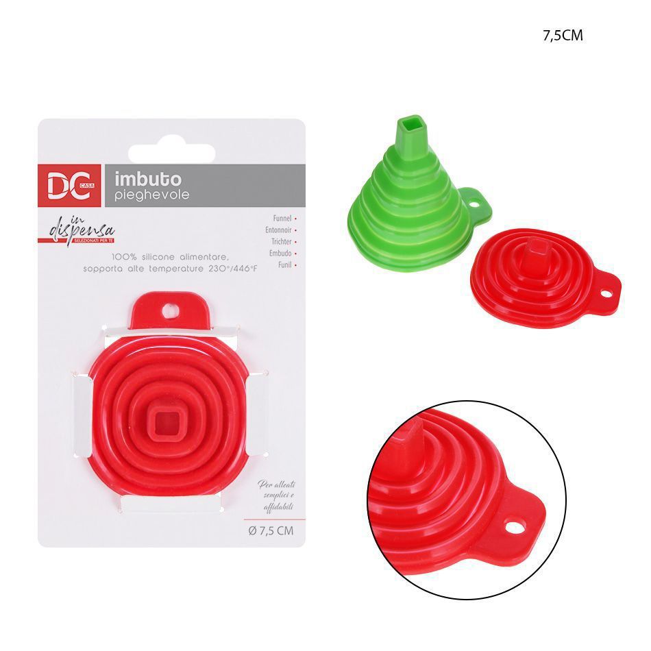 Embudos de silicona Ø7.5cm - Plastico productos