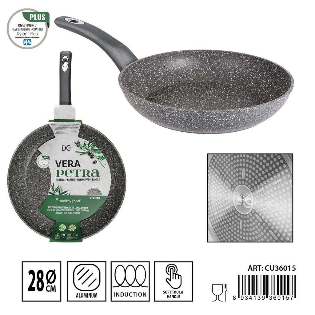 Sartén inducción antiadherente 28cm para cocina