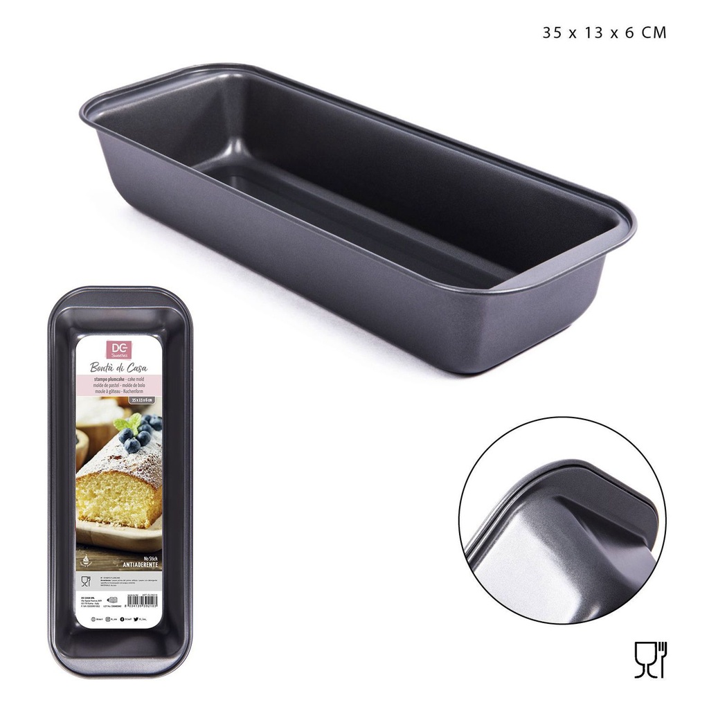 Bandeja rectangular para hornear 35x13x6cm - Moldes para hornear
