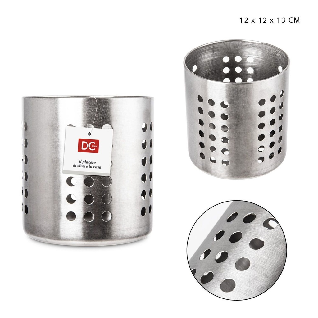 Soporte para utensilios de acero 12X12X13CM - Accesorios de cocina