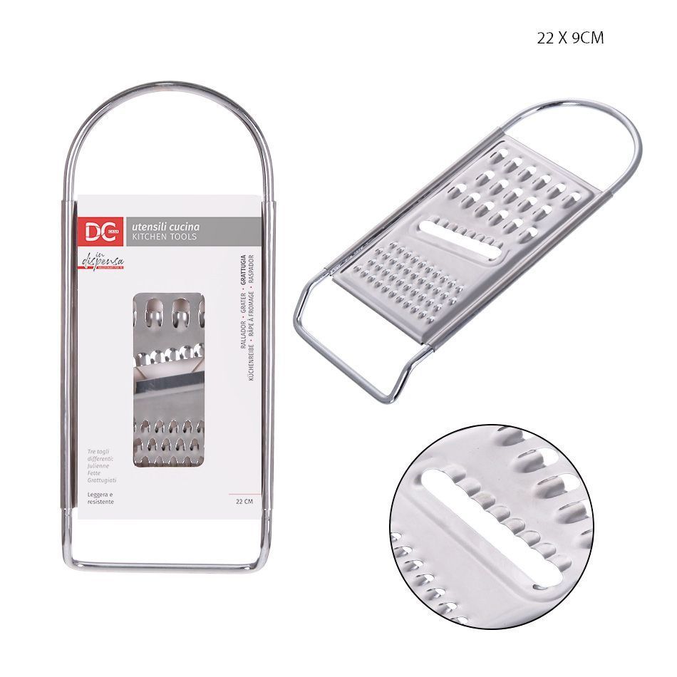 Rallador universal de acero inoxidable 22x9cm - Utensilios de cocina