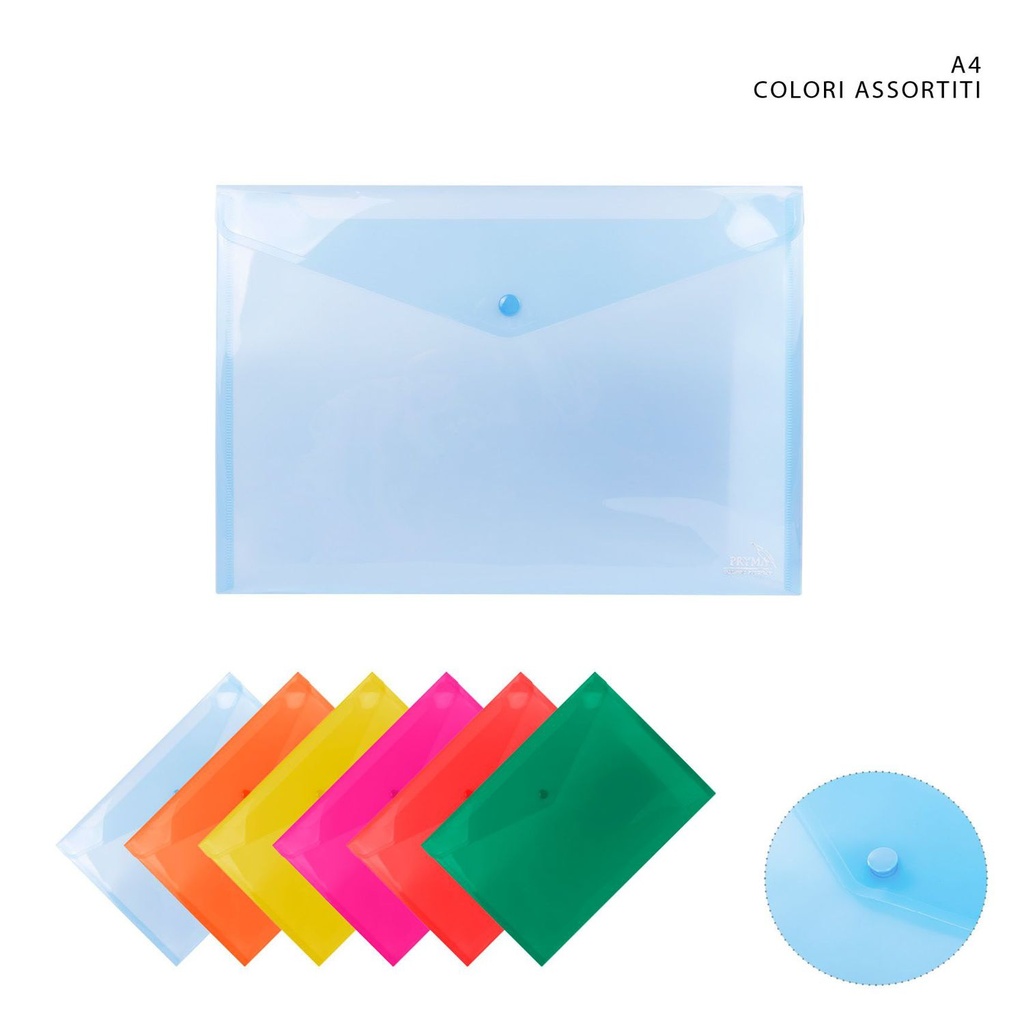 Carpeta de colores A4 con botón - Carpeta de oficina
