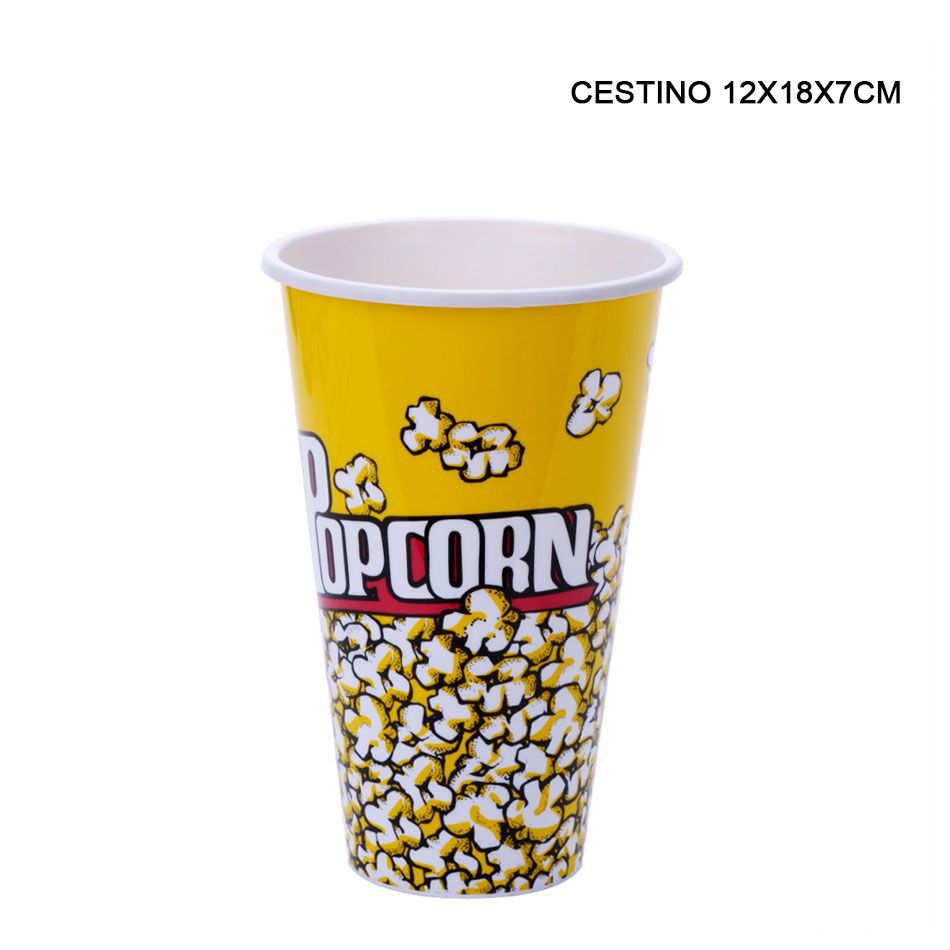 Cesta para pop corn 12x18x7cm