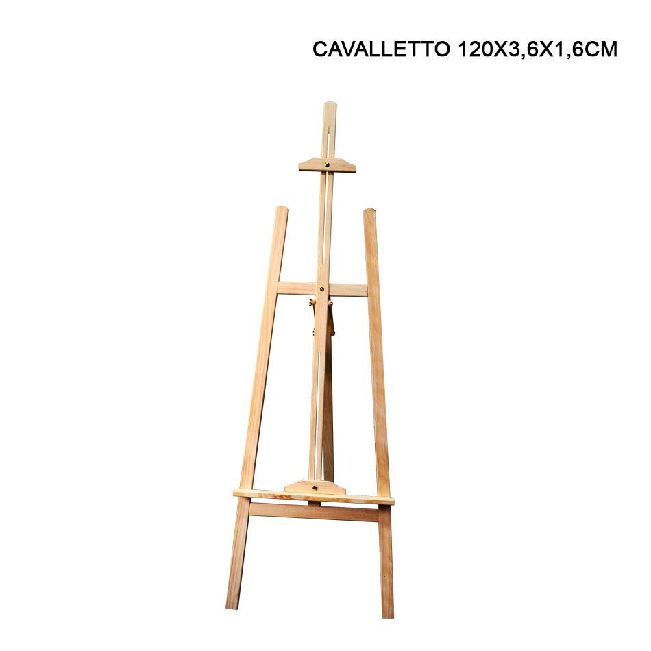 Caballete de madera 120cmx46cmx1.6cm