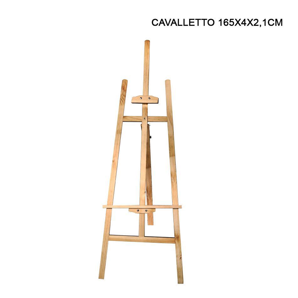 Caballete de madera 175x42x1.5cm para artistas y estudiantes