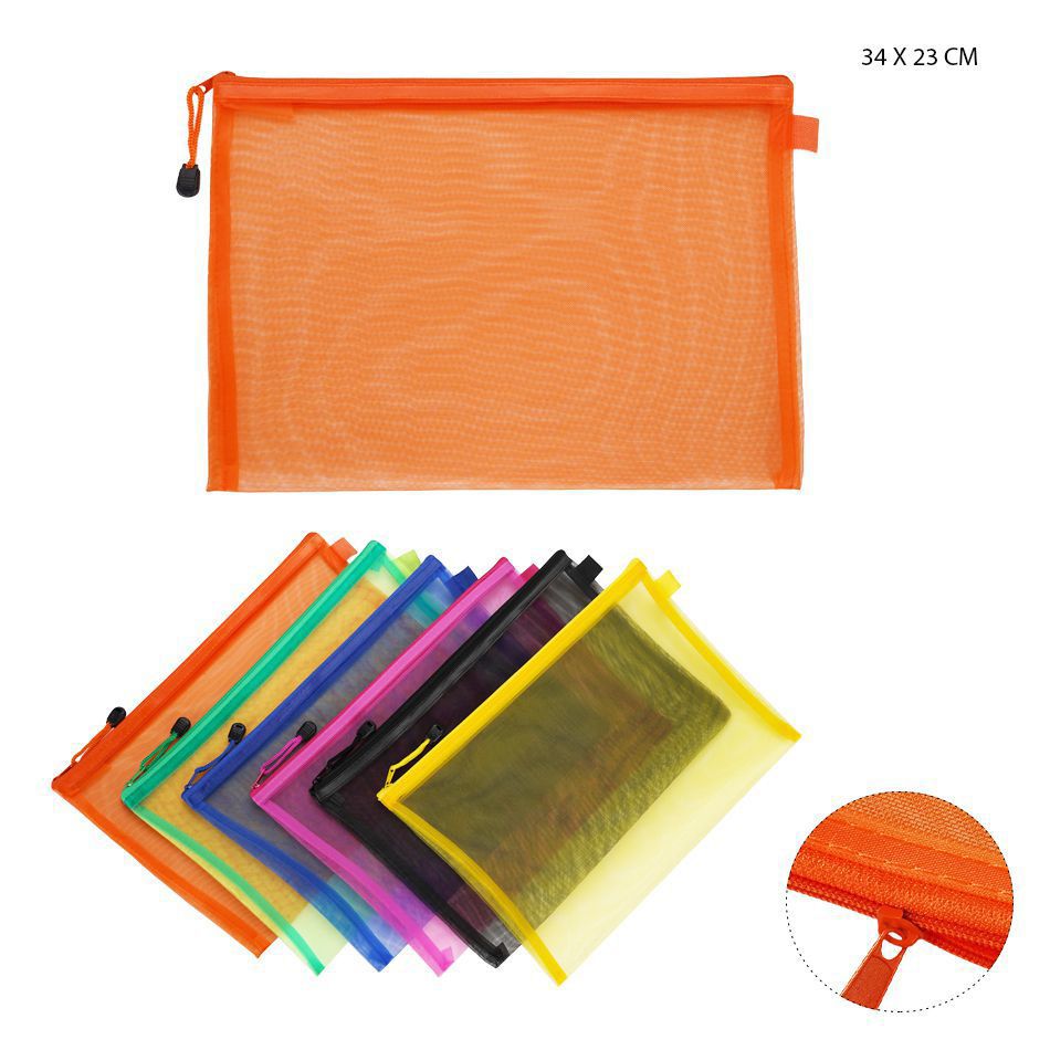 Porta documentos con cierre 34x23CM - Archivos y organización