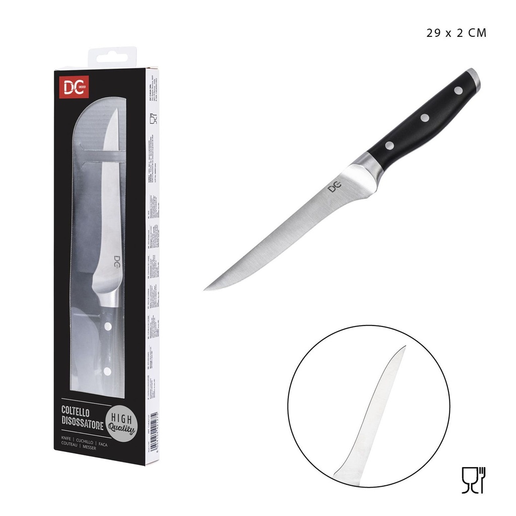 Cuchillo premium para deshuesar 29x2cm para cocina