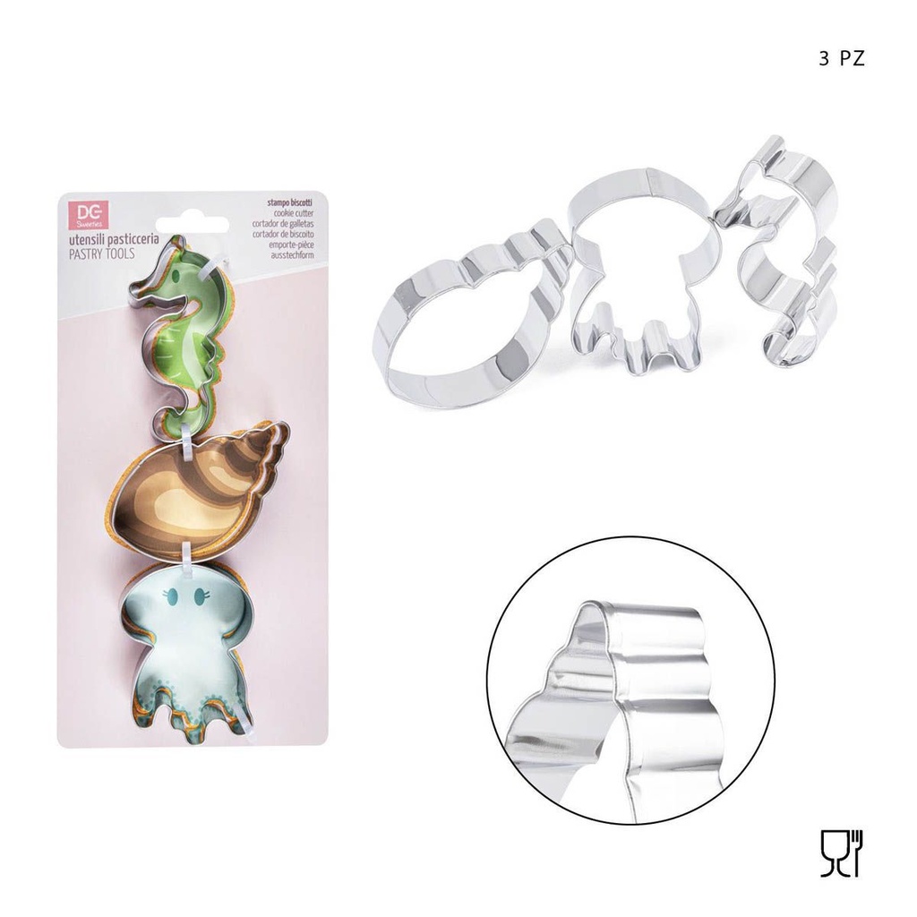 Set molde del océano 3 piezas - Utensilios de repostería