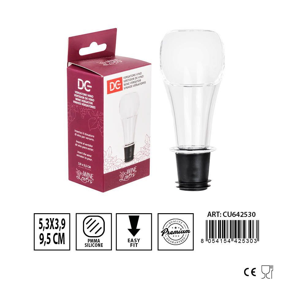 Vertedor de vino 5.3X3.9X9.5CM - Accesorios de cocina