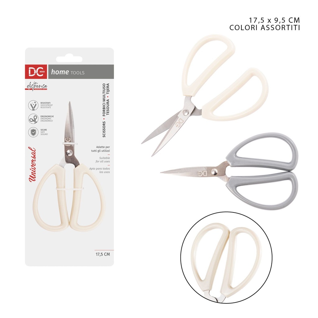 Tijeras multiusos 17.5 x 9.5 cm - Utensilios de cocina