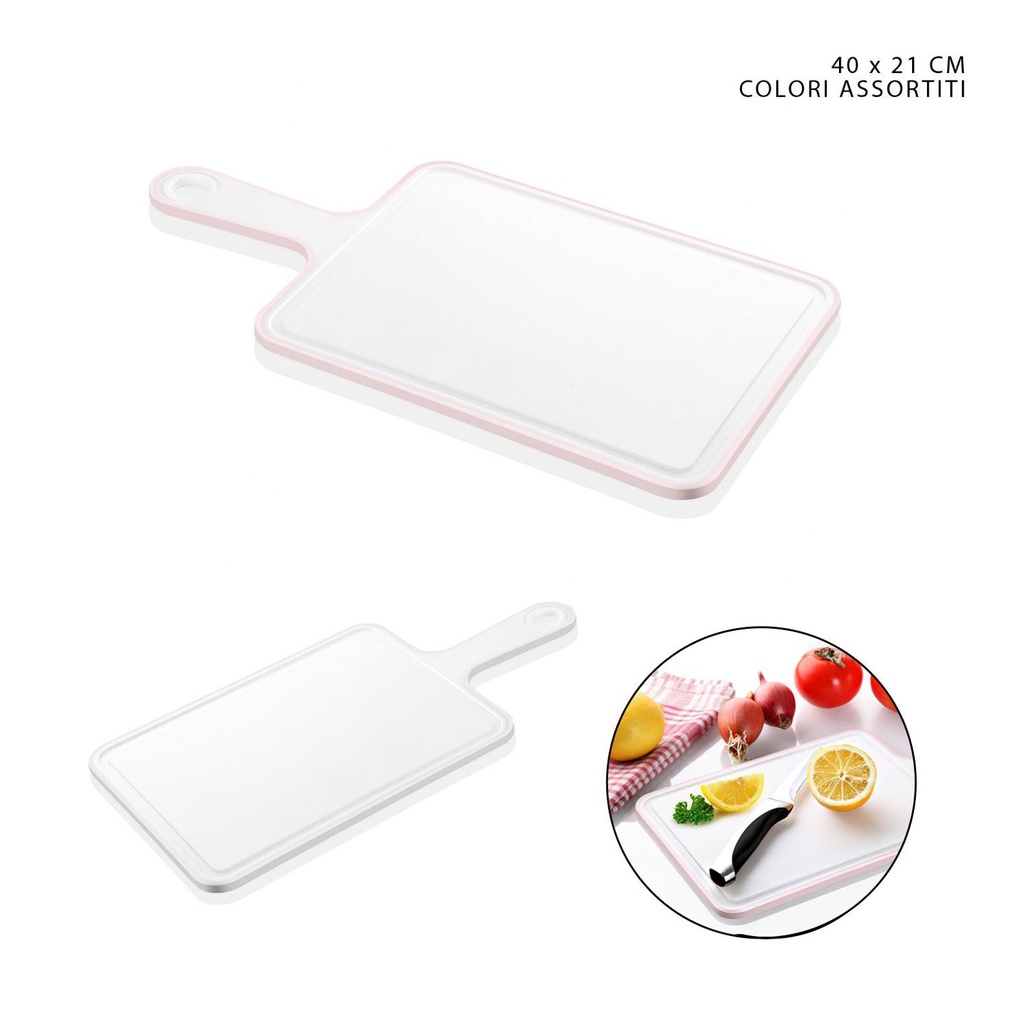 Tabla antideslizante con mango 40x21cm para cocina