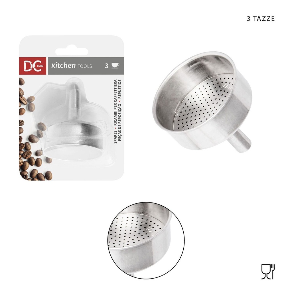 Café embudo para 3 tazas - Utensilios de cocina