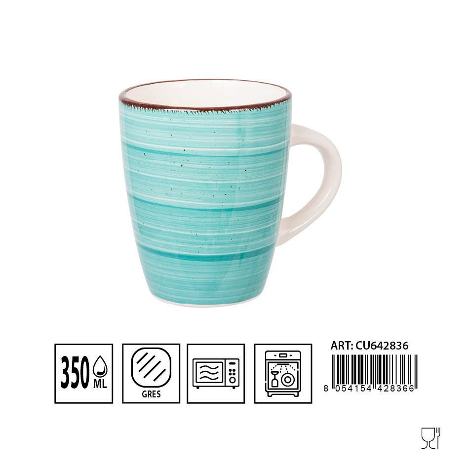 Taza mug 350ml azul claro 