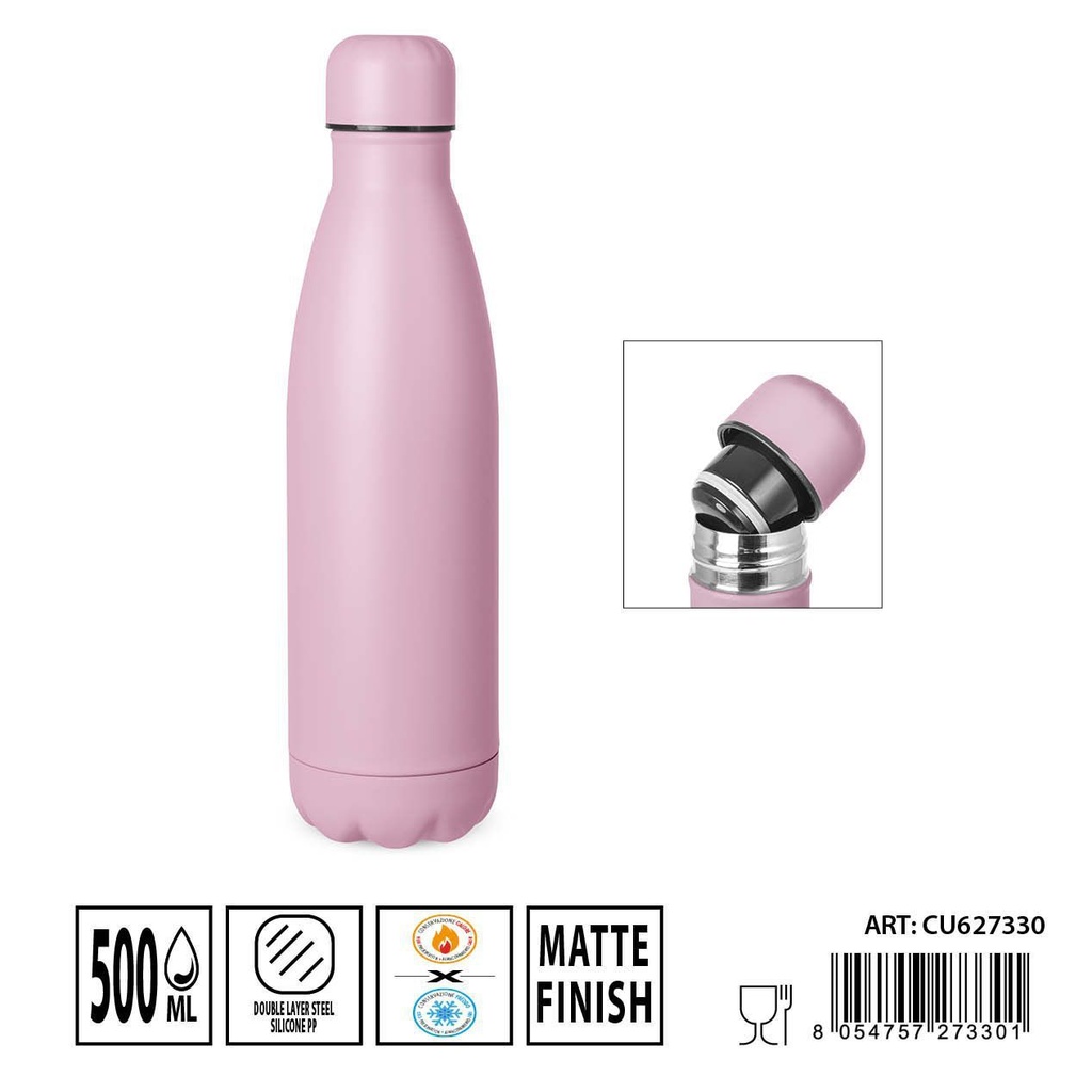 Botella térmica 500ml 7.1x26.5cm para bebidas