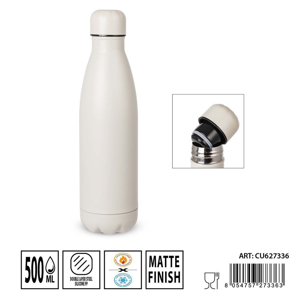 Botella térmica 500ml 7.1x26.5cm para bebidas