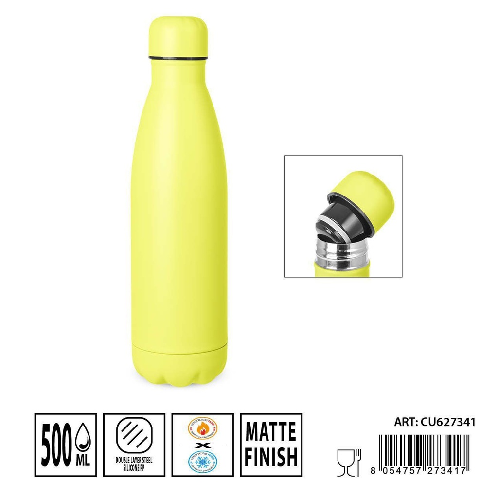 Botella térmica 500ml 7.1x26.5cm para bebidas calientes