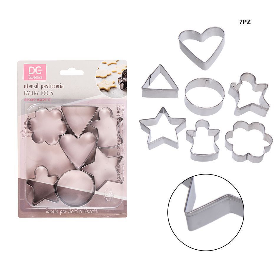 Set de moldes para pastel 7 piezas - Utensilios de repostería