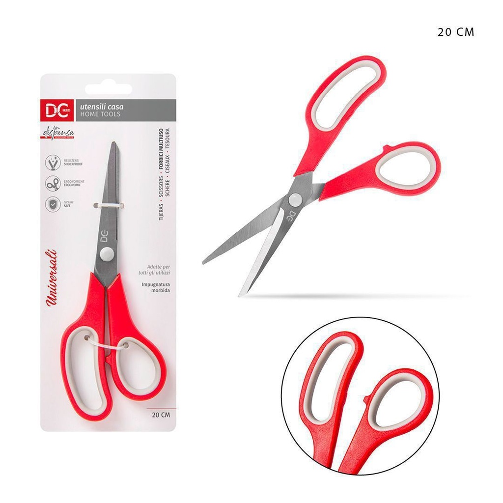 Tijeras bicolor multiusos 17 cm - Utensilios de cocina
