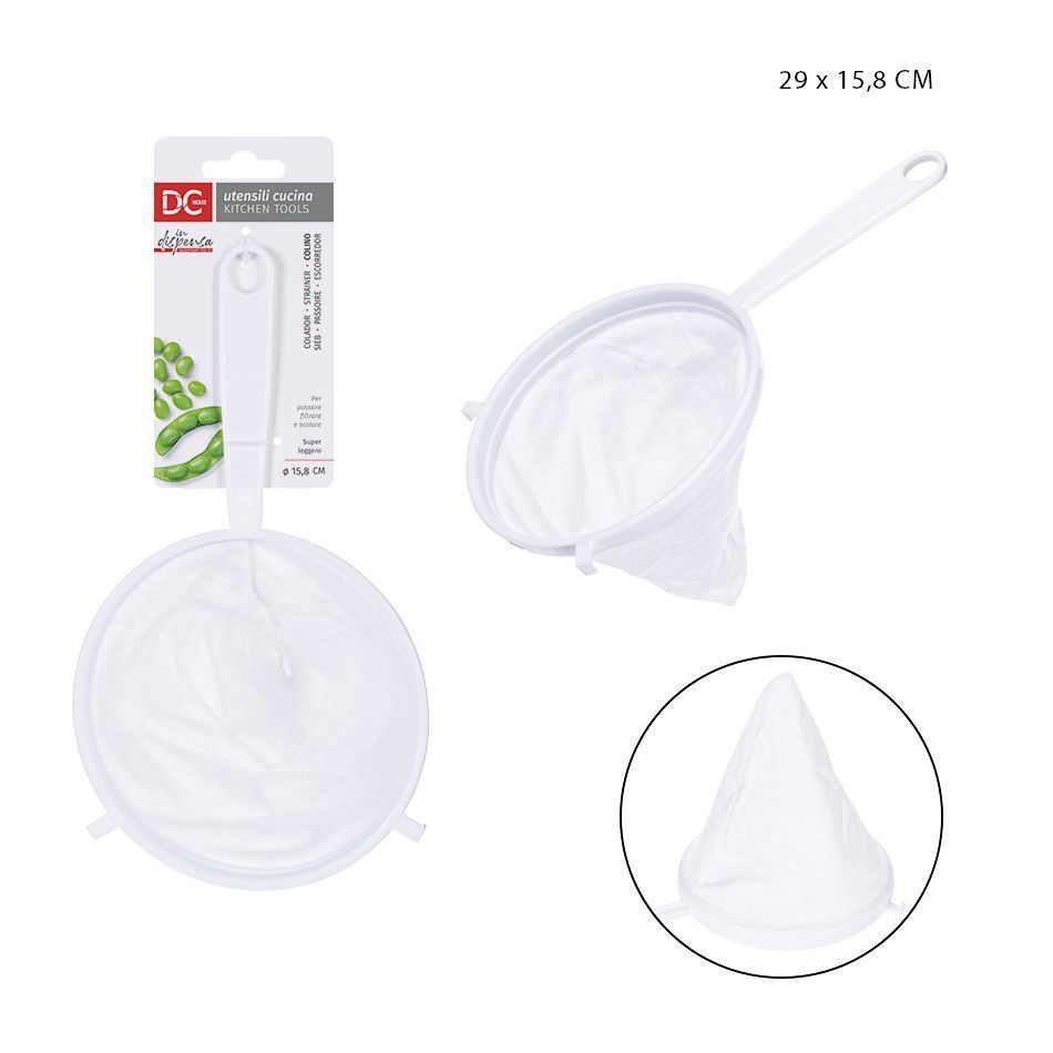 Colador cónico de tela  Ø15.8x29cm - Accesorios de cocina