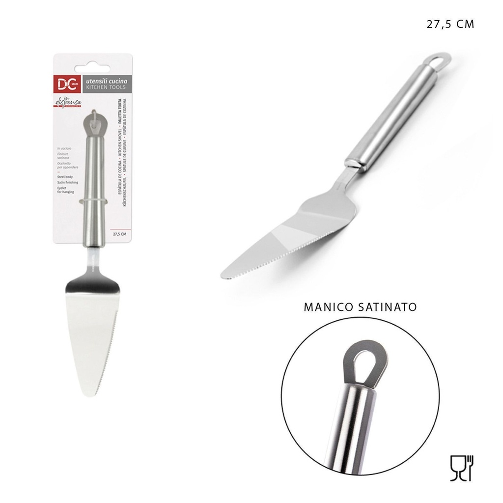 Espátula para tortas de acero inoxidable 27.5x5.5cm - Utensilios de cocina
