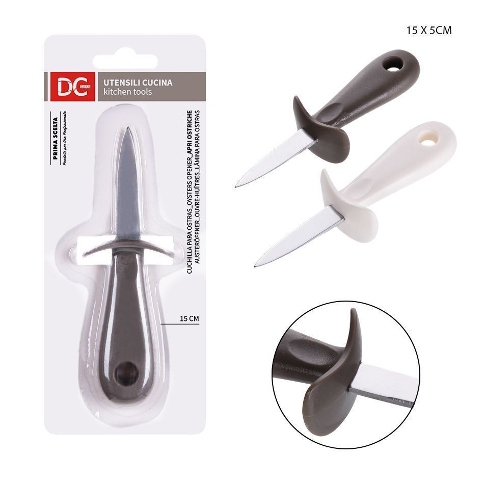 Cuchillo para abrir ostras 15X5CM - Accesorios de cocina