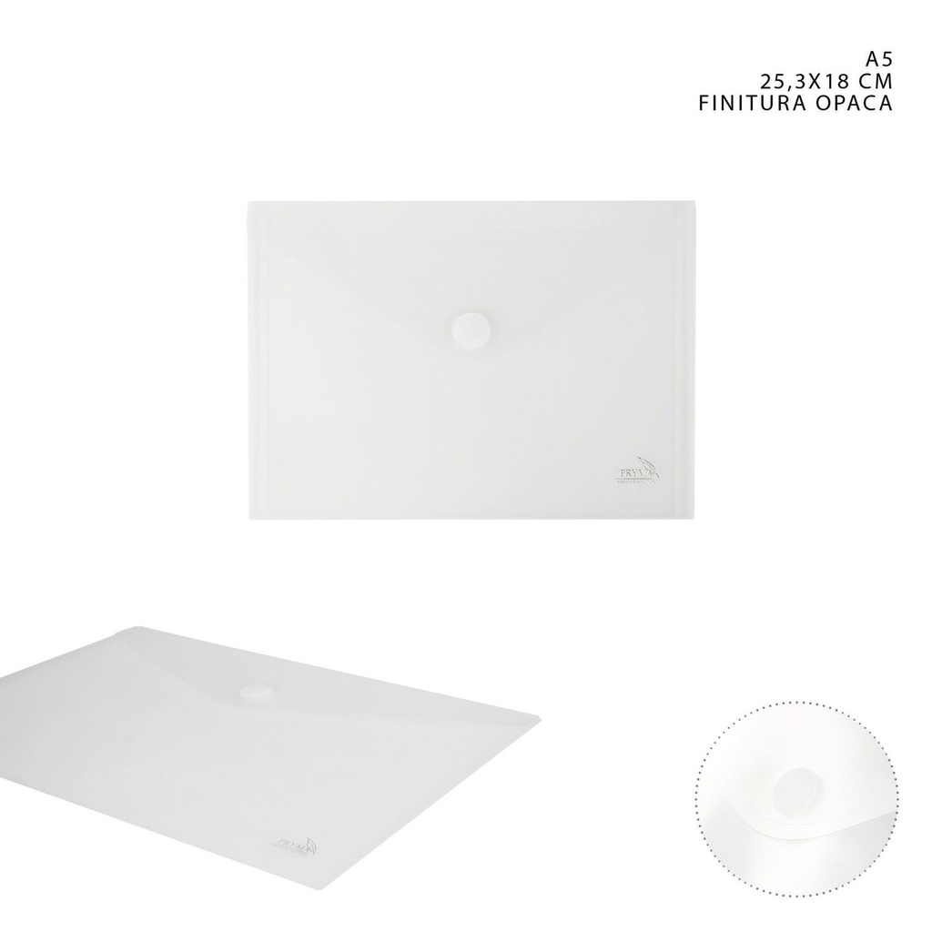 Carpeta con cierre de velcro A5 252x180mm - Material de papelería