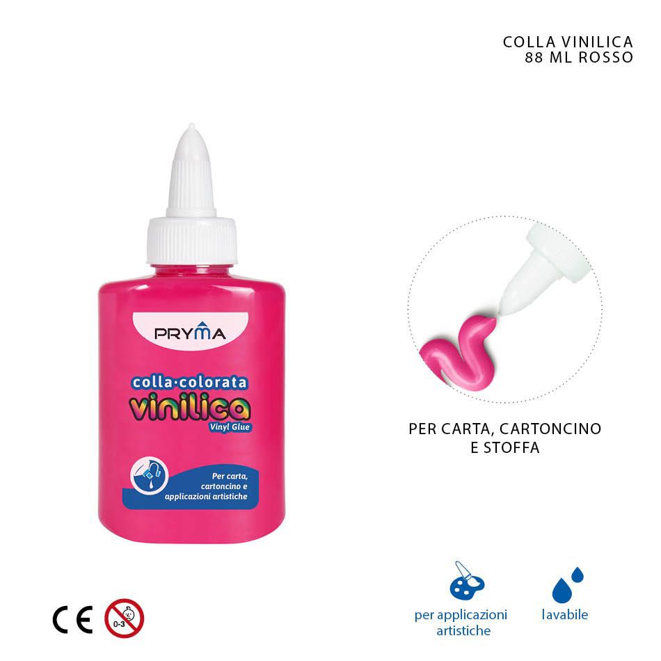 Pegamento rojo 88ml - Artículos de manualidades y pegamentos