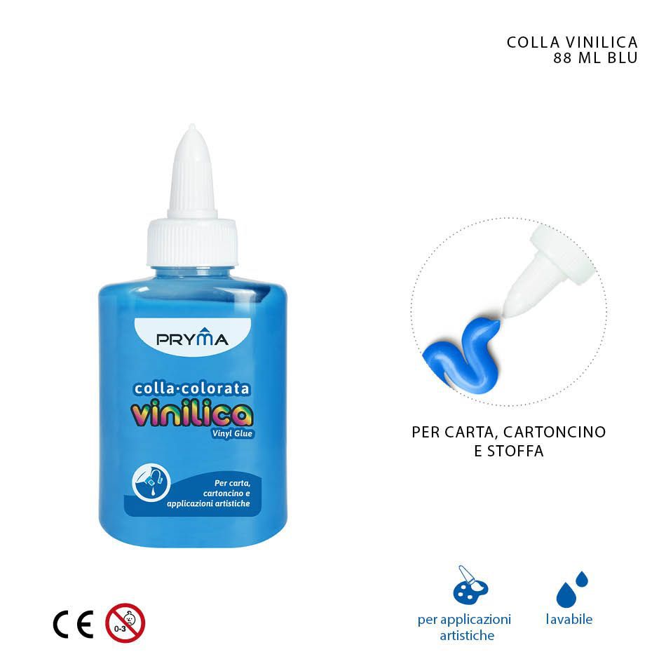 Pegamento azul 88ml para manualidades y escolar