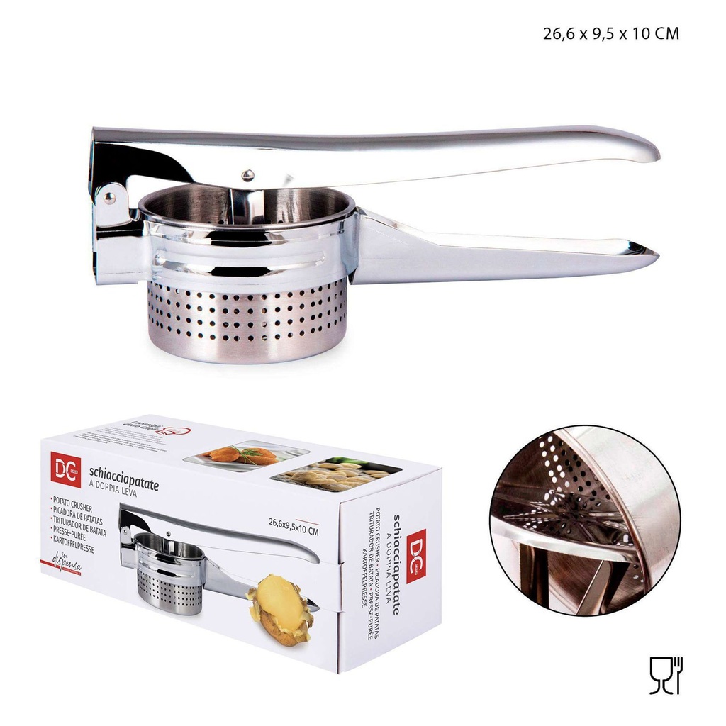 Prensa de patatas 26.6X9.5X10CM - Utensilios de cocina