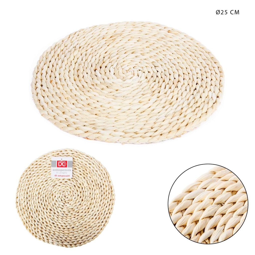 Basamento de paja para ollas 25 cm - Accesorios de cocina