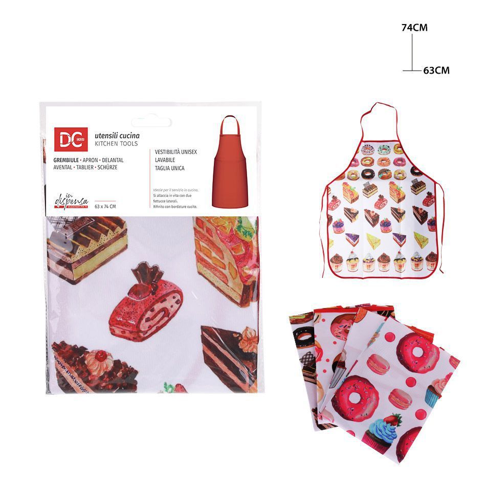 Delantal 63x74 cm - Utensilios de cocina