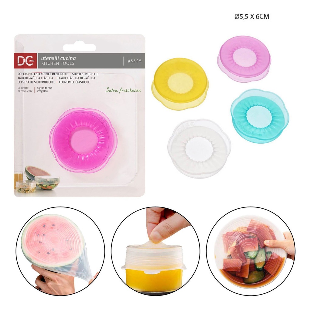 Tapa de silicona extensible 5.5cm - Accesorios de cocina
