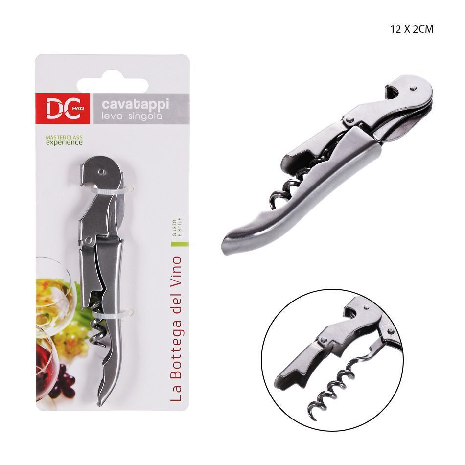 Abridor de botellas de acero 12x2cm - Utensilios de cocina