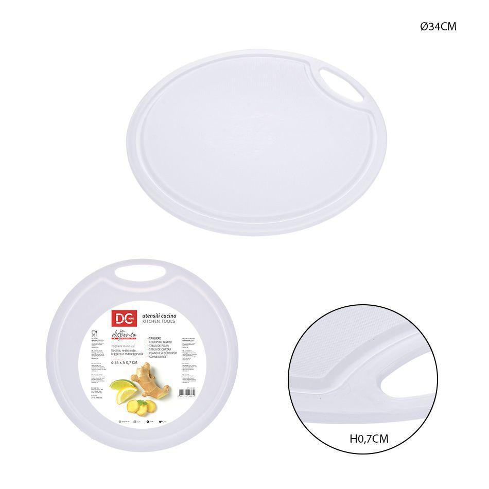 Tabla de plástico de 34cm de diámetro - Accesorios de cocina