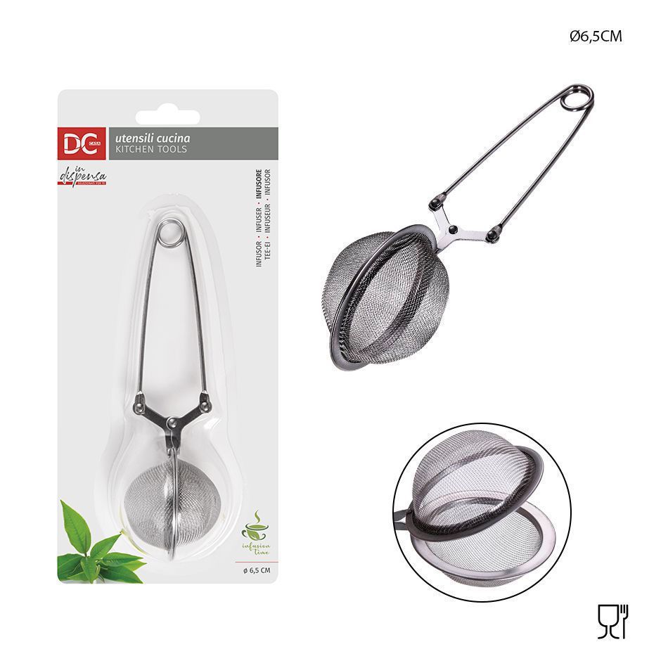 Infusor de té de acero inoxidable 6.5cm