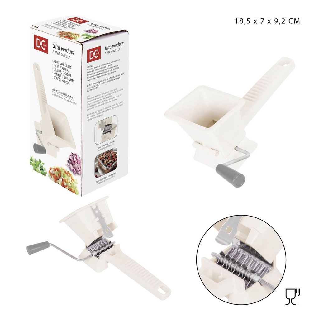  Triturador de verduras manual 18.5x7x9.2CM - Accesorios de cocina