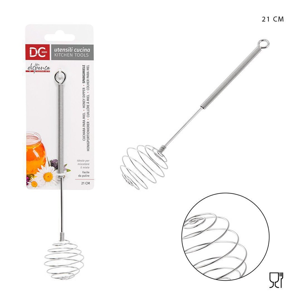 Cuchara de miel espiral 21 x 4 cm - Utensilios de cocina