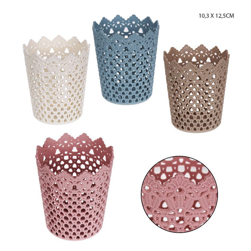 Cesta plástica 10.3X12.5CM - Artículos de plástico y organización