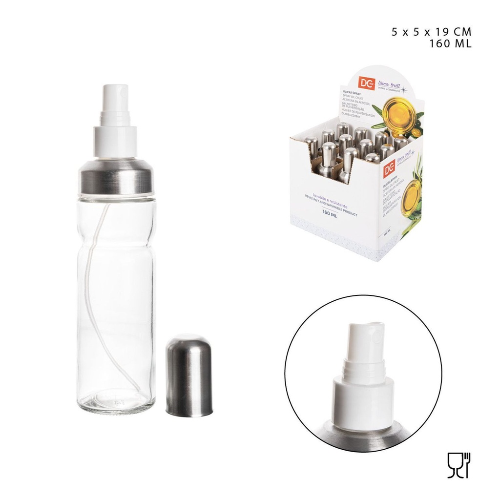 Pulverizador de cristal 160 ml - Utensilios de cocina